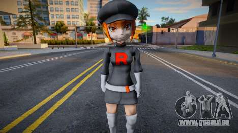 Femenina de Team Rocket Grunt de pokemon lets g für GTA San Andreas