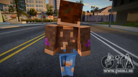 Swmotr3 Minecraft Ped pour GTA San Andreas