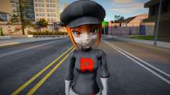 Femenina de Team Rocket Grunt de pokemon lets g pour GTA San Andreas