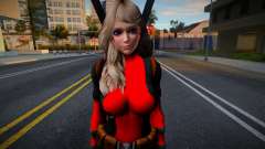 DOAXVV Amy - Lady Deadpool Outfit pour GTA San Andreas