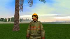 Fireman Upscaled Ped für GTA Vice City