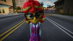 My Little Pony Sunset Shimmer School Uniform für GTA San Andreas