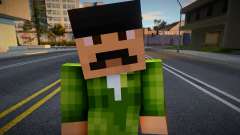 Psycho Minecraft Ped pour GTA San Andreas