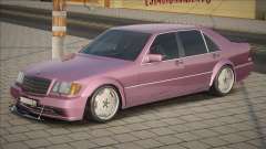 Mercedes-Benz W140 Tun [Pink] pour GTA San Andreas
