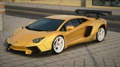 Lamborghini Aventador Yellow für GTA San Andreas