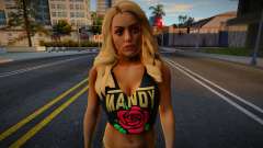 Mandy Rose Golden Outfit WWE für GTA San Andreas