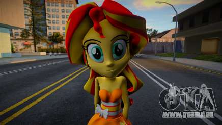 Sunset Shimmer Party Dress - MLP für GTA San Andreas