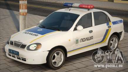 Daewoo Lanos Polizei der Ukraine für GTA San Andreas