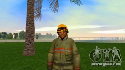 Fireman Upscaled Ped pour GTA Vice City