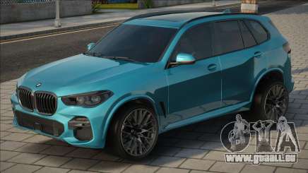 BMW X5 Blue pour GTA San Andreas