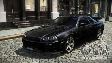 Nissan Skyline R34 E-Limited S12 für GTA 4