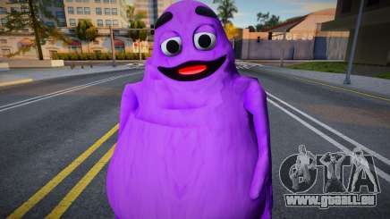 Grimace Shake del MC Donalds y juego de terror pour GTA San Andreas
