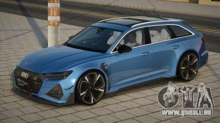 Audi RS6 2021 [Blue] pour GTA San Andreas