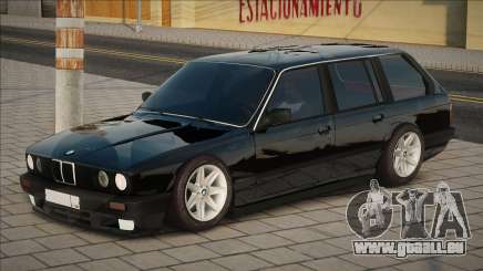 BMW E34 WAGON [Black] pour GTA San Andreas