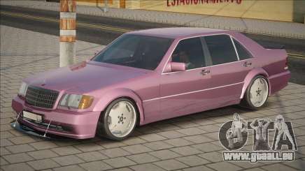 Mercedes-Benz W140 Tun [Pink] pour GTA San Andreas