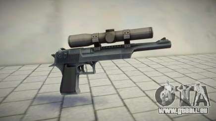 Long Muzzle Desert Eagle (Meryl Gun) - MGS4 v2 pour GTA San Andreas