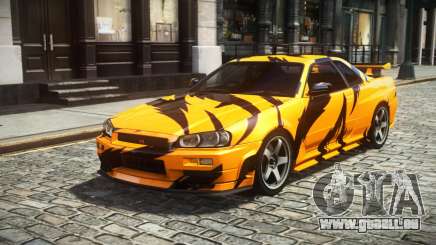 Nissan Skyline R34 E-Limited S13 für GTA 4