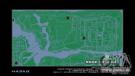 Green Map für GTA San Andreas