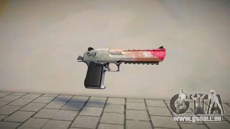 Three Color Gun Desert Eagle pour GTA San Andreas