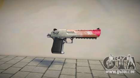 Three Color Gun Desert Eagle für GTA San Andreas