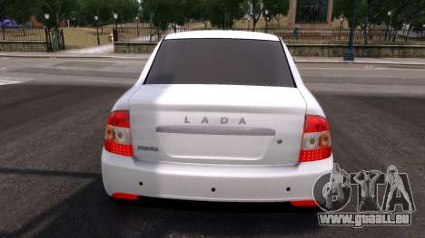 Lada Priora Weiß für GTA 4