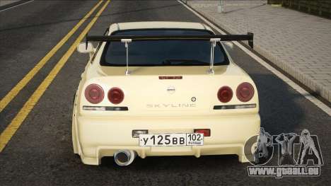 Nissan Skyline ER34 Yellow für GTA San Andreas