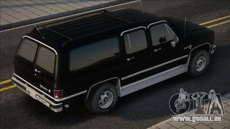 Chevrolet Suburban Scottsdale Black pour GTA San Andreas