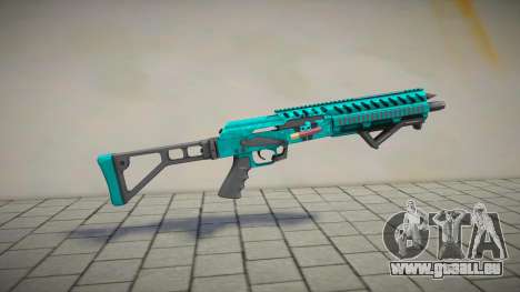 Green-Blue Chromegun pour GTA San Andreas