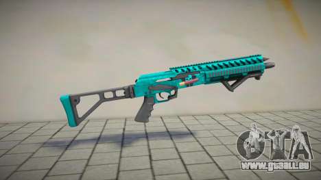 Green-Blue Chromegun pour GTA San Andreas