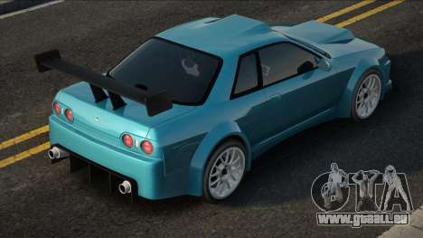 Nissan Skyline R32 Custom Blue pour GTA San Andreas