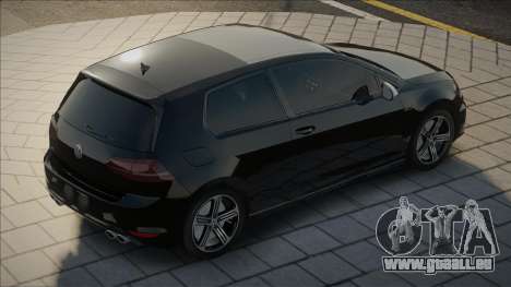 Volkswagen Golf R Black für GTA San Andreas