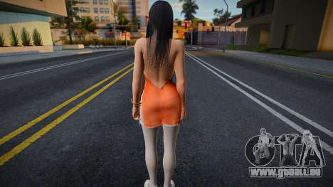 Momiji Orange Dress pour GTA San Andreas