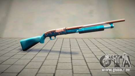 Blue Chromegun 1 pour GTA San Andreas