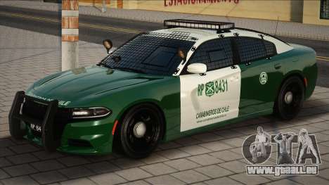 Dodge Charger De carabineros de chile [Con rejas für GTA San Andreas