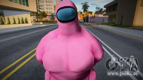 Among Us Imposter Musculosos Pink für GTA San Andreas