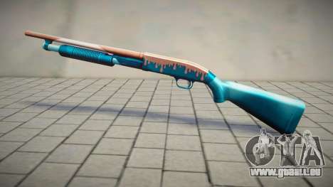 Blue Chromegun 1 pour GTA San Andreas