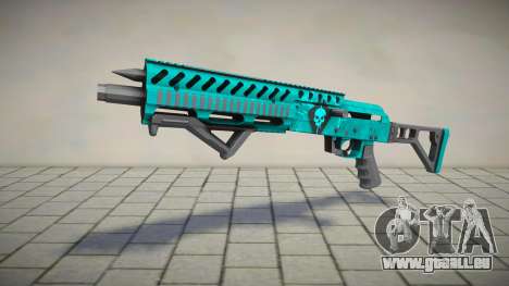 Green-Blue Chromegun für GTA San Andreas