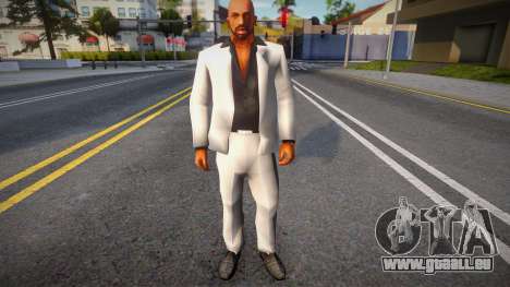 Two-Piece Suit (White-Black) pour GTA San Andreas