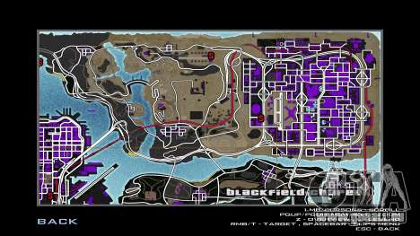 Negative Karte für GTA San Andreas