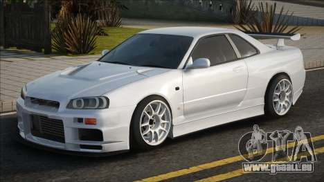 Nissan GT-R [White] pour GTA San Andreas