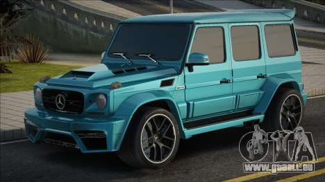 Mercedes-Benz G65 Onyx Blue Edit pour GTA San Andreas