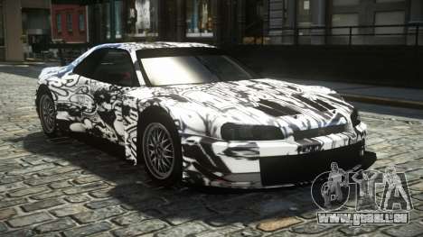 Nissan Skyline R34 X-Custom LE S5 für GTA 4