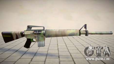 XM16E1 from Metal Gear Solid 3: Snake Eater für GTA San Andreas