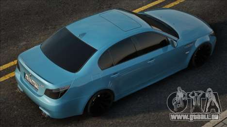 BMW M5 Blue ver pour GTA San Andreas