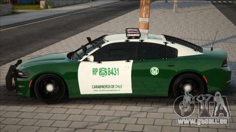 Dodge Charger De carabineros de chile [Con rejas für GTA San Andreas