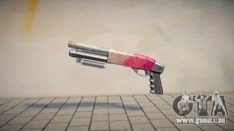 Three Color Gun Chromegun für GTA San Andreas