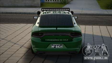 Dodge Charger De carabineros de chile [Con rejas für GTA San Andreas