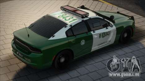 Dodge Charger De carabineros de chile [Con rejas für GTA San Andreas