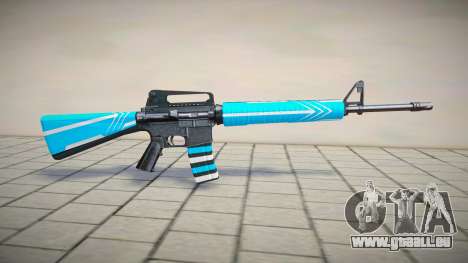 BlueWarrior M4 pour GTA San Andreas