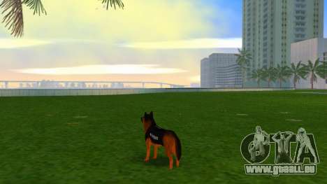 Police Dog Mod pour GTA Vice City